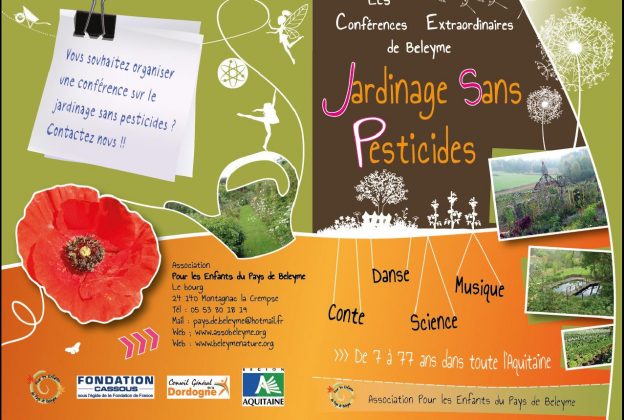 Dépliant de la Conférence Jardinage sans pesticides@EPB