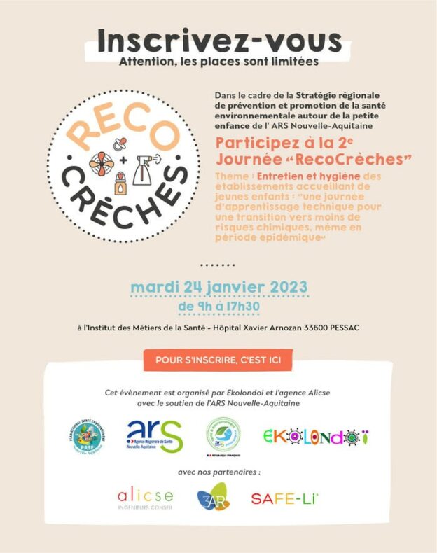 La deuxième journée RecoCrèches à Bordeaux le 24 janvier 2023 à Bordeaux