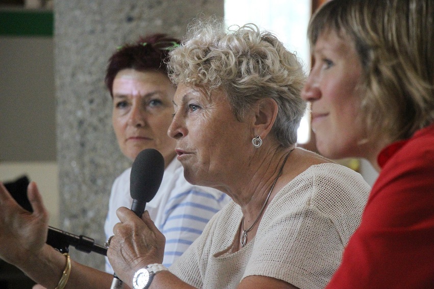 De gauche à droite, Dany Billes-Theux, Suzanne Déoux et Delphine Couralet©GRAINE Aquitaine