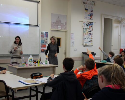 La classe écocitoyenne de Saint Genès se forme aux pollutions domestiques © GRAINE Aquitaine