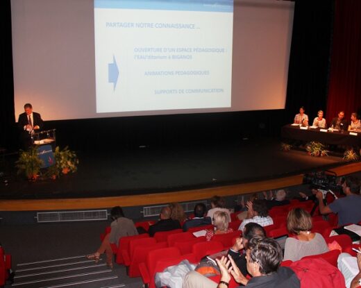 La conférence Eaux en partage a réuni une centaine de personnes©GRAINE Aquitaine