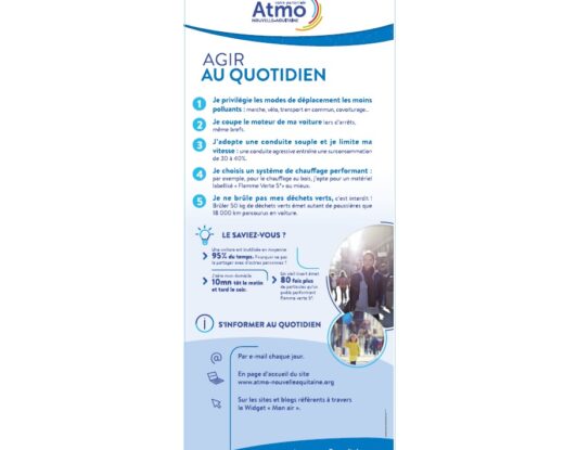 Les panneaux peuvent être exposés séparément ou ensemble © Atmo NA