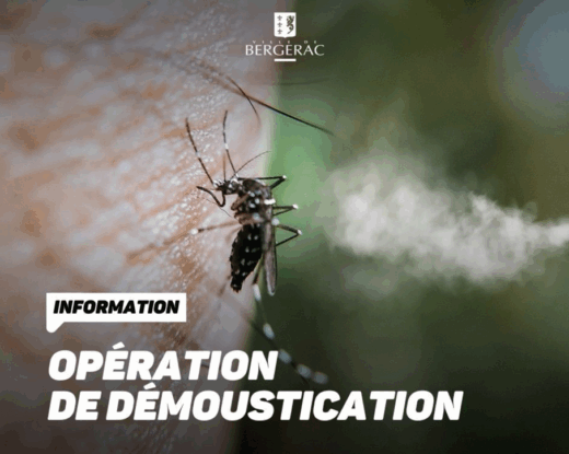 - Communiqué pour l’opération de démoustication à Bergerac