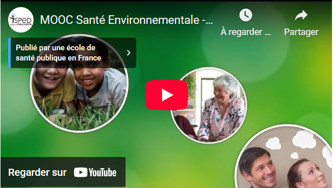Une formation en ligne et gratuite à destination des professionnels de santé qui souhaitent se former aux grands enjeux de la Santé Environnementale.
