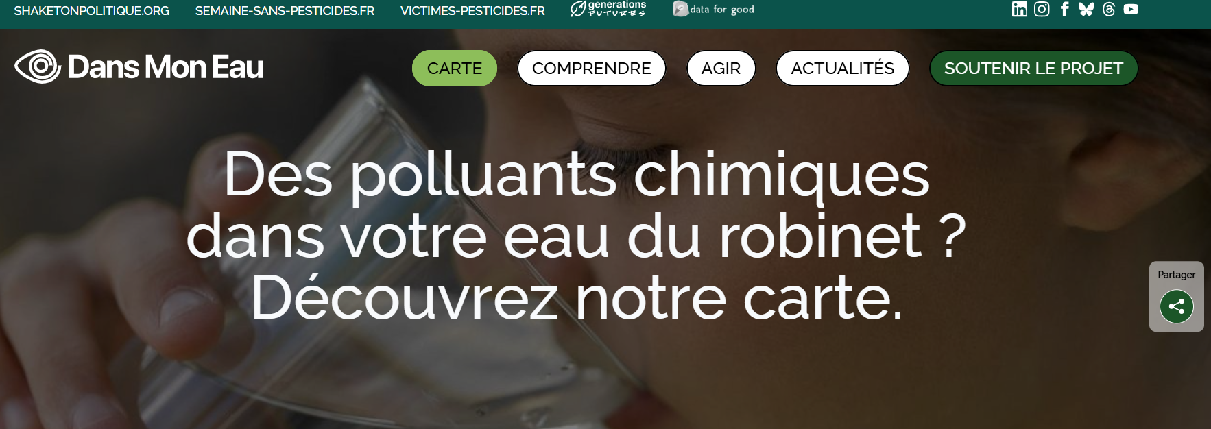 Les associations Générations futures et Data for good ont publié une carte interactive inédite