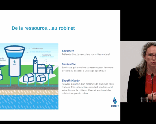 La conférence « Eau potable en Charente-Maritime, de la source au robinet » est accessible en replay