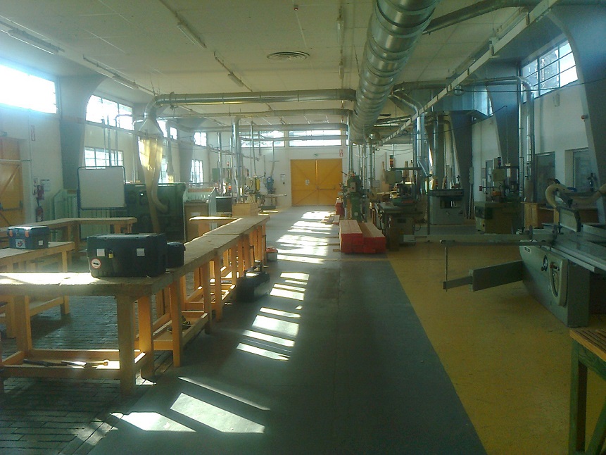 Un atelier bois dans un lycée professionnel d'Aquitaine©CRA