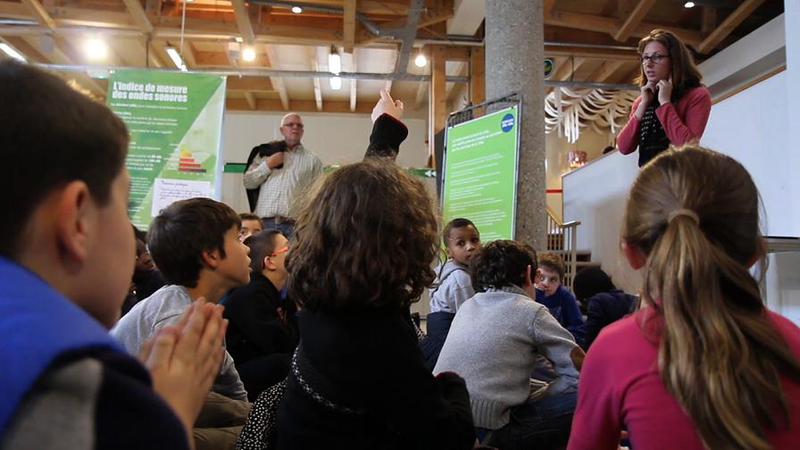 Les enfants ont prêté une oreille attentive aux animateurs