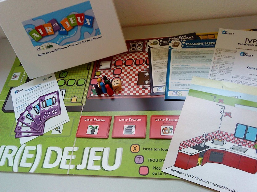 La mallette Air(e) de jeu créée par l'IREPS de Belfort©Air(e) de jeux