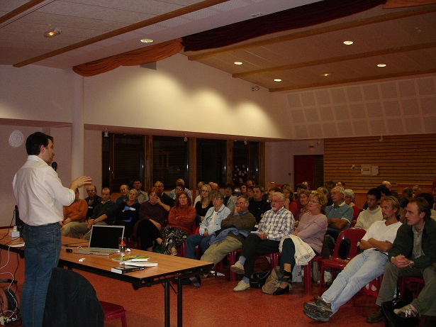 70 personnes ont assisté à la conférence de Philippe Perrin©Philippe Perrin