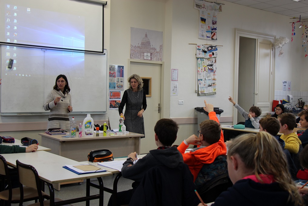 La classe écocitoyenne de Saint Genès se forme aux pollutions domestiques © GRAINE Aquitaine