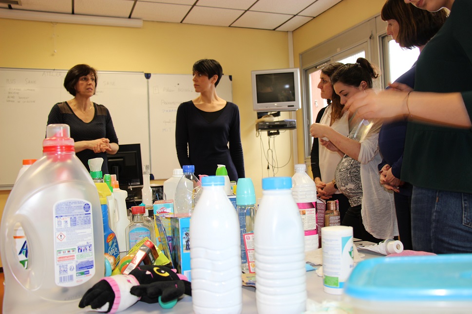 170 futurs parents ont participé aux ateliers Nesting du Pôle mère-enfant © GRAINE Aquitaine