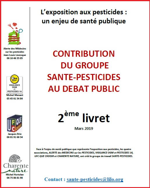 En mars 2019, le deuxième opus a été publié © Santé pesticides