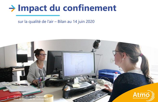 L’effet du confinement a été positif © Atmo NA