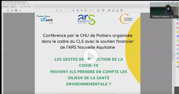 La conférence peut être visionnée en ligne © Ville de Poitiers