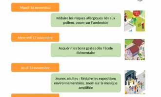 Le programme est disponible sur le site du PRSE Nouvelle-Aquitaine @ PRSE NA