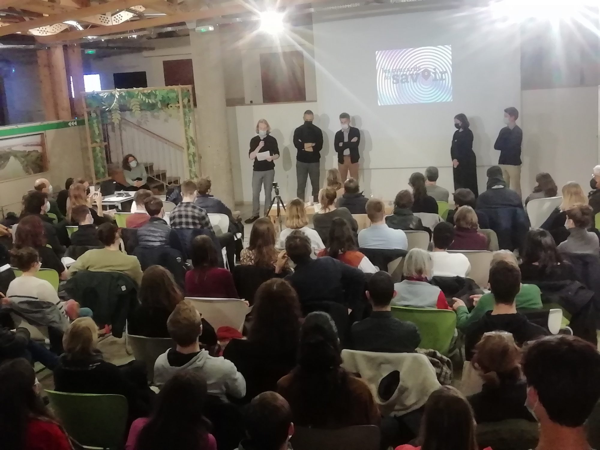 Mêlant enjeux de société et culture scientifique, la rencontre a fait salle comble à la Maison écocitoyenne le 3 février@ Graine Nouvelle-Aquitaine