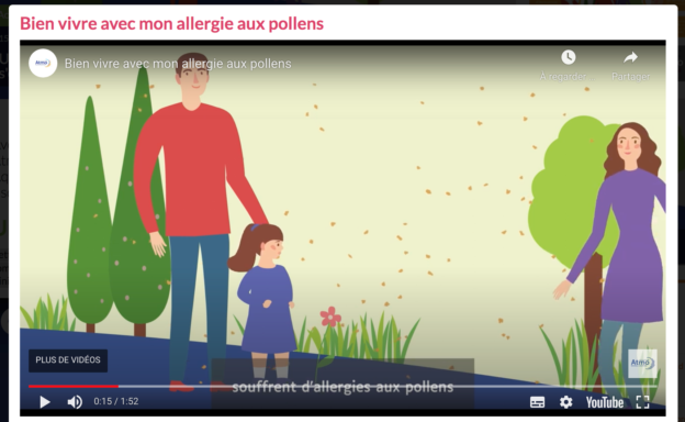 Moins de 2 minutes pour comprendre les allergies saisonnières et comment s’en prémunir@ Atmo Nouvelle-Aquitaine