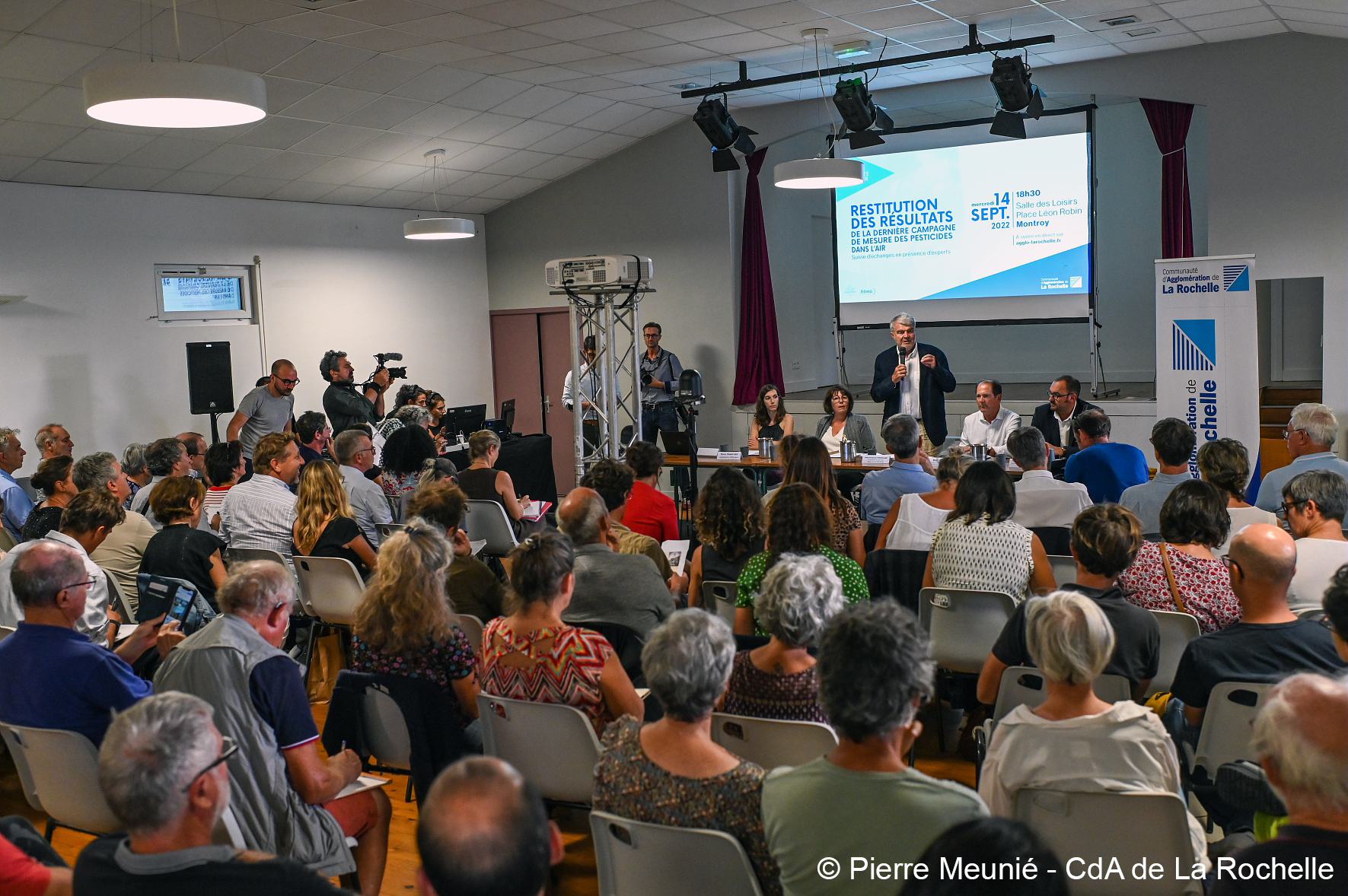 l’Agglo de La Rochelle a organisé le 14 septembre dernier une réunion d’information où pas moins de 400 habitants se sont présentés @ Agglomération de la rochelle